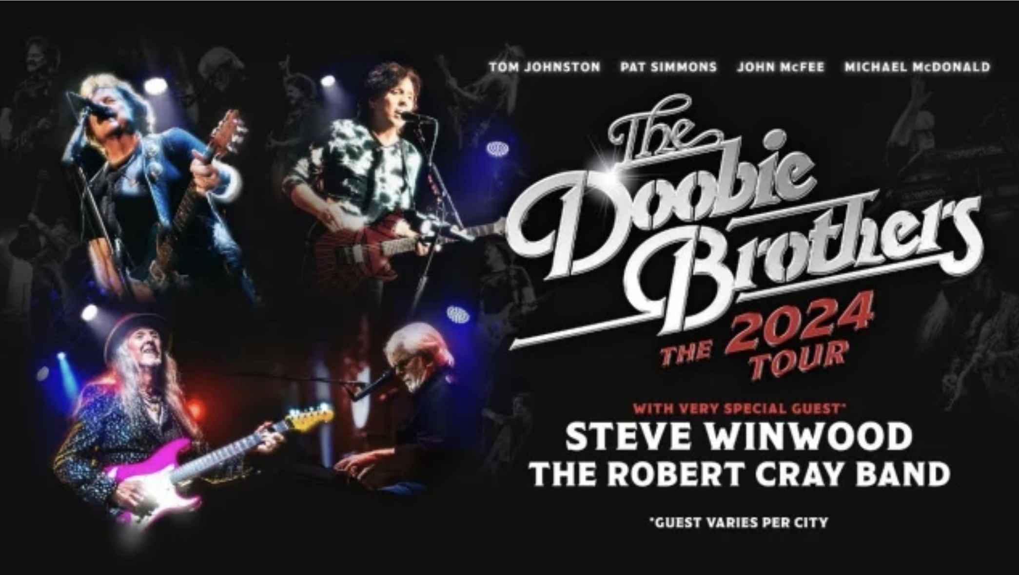The Doobie Brothers Plan Lengthy 2024 Summer Tour with Robert Cray and Steve Winwood